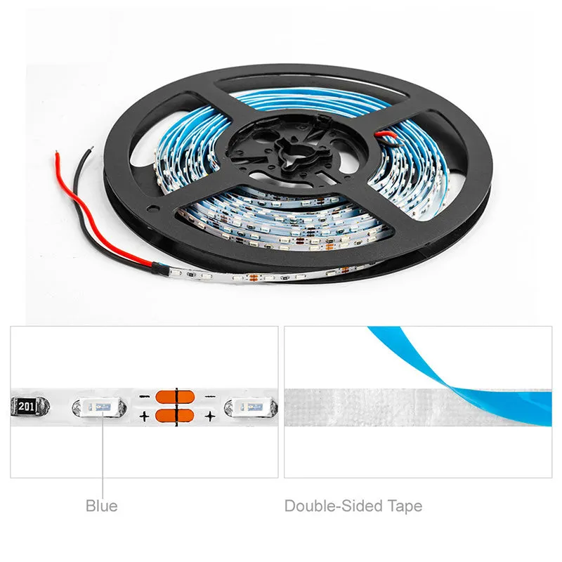 3014 SMD 3/5/8mm Width Dimmable LED Super Bright 90/120/168 LEDs/M LED Strip Light DC12V Flexible High Density Uniform Light