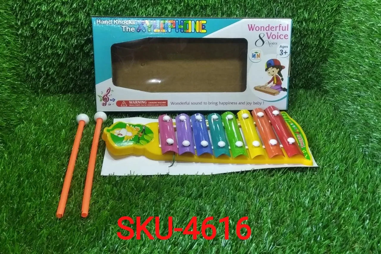 4616 Xylophone for Kids Wooden Xylophone Toy with Child Safe Mallets