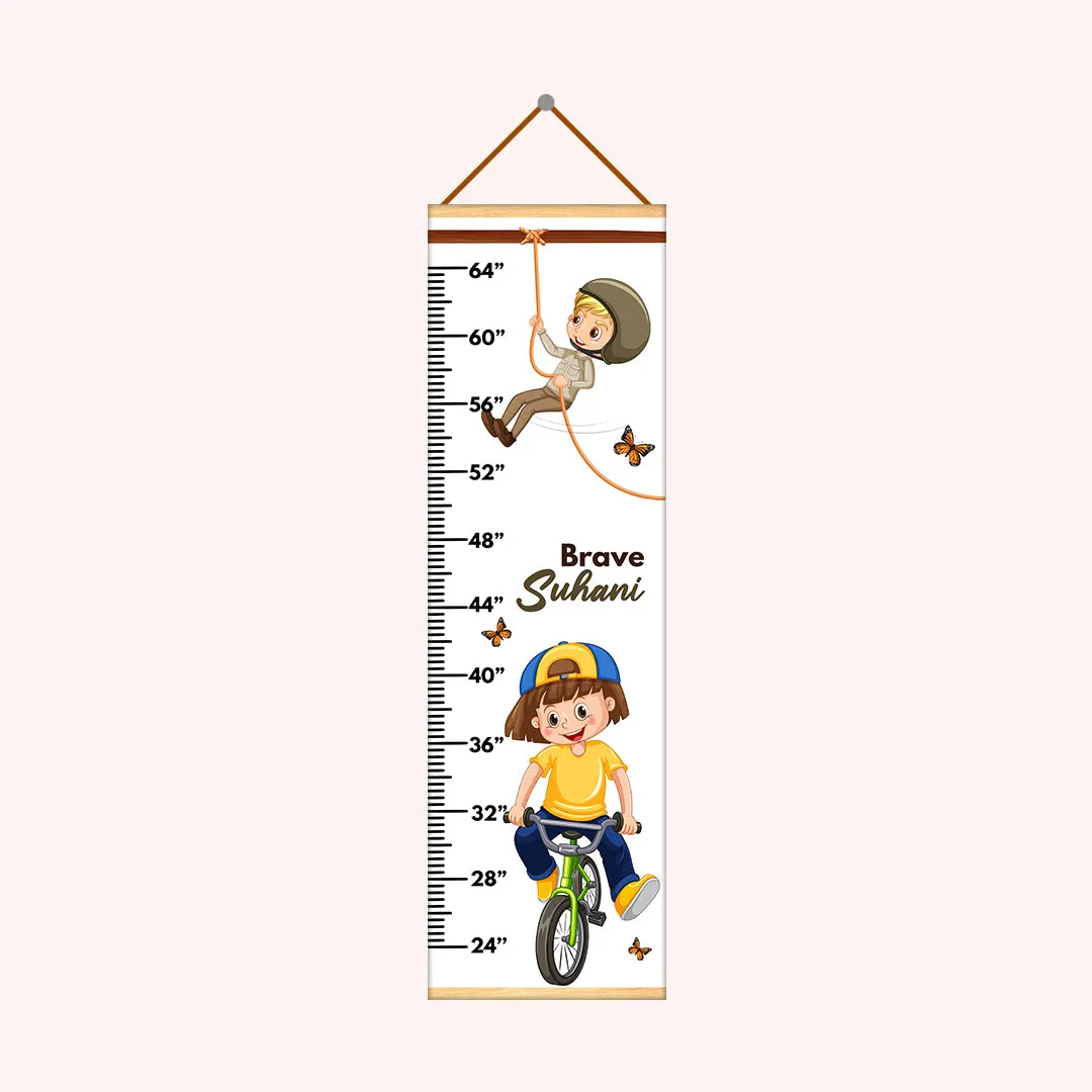 Adventure theme Kids Growth scale