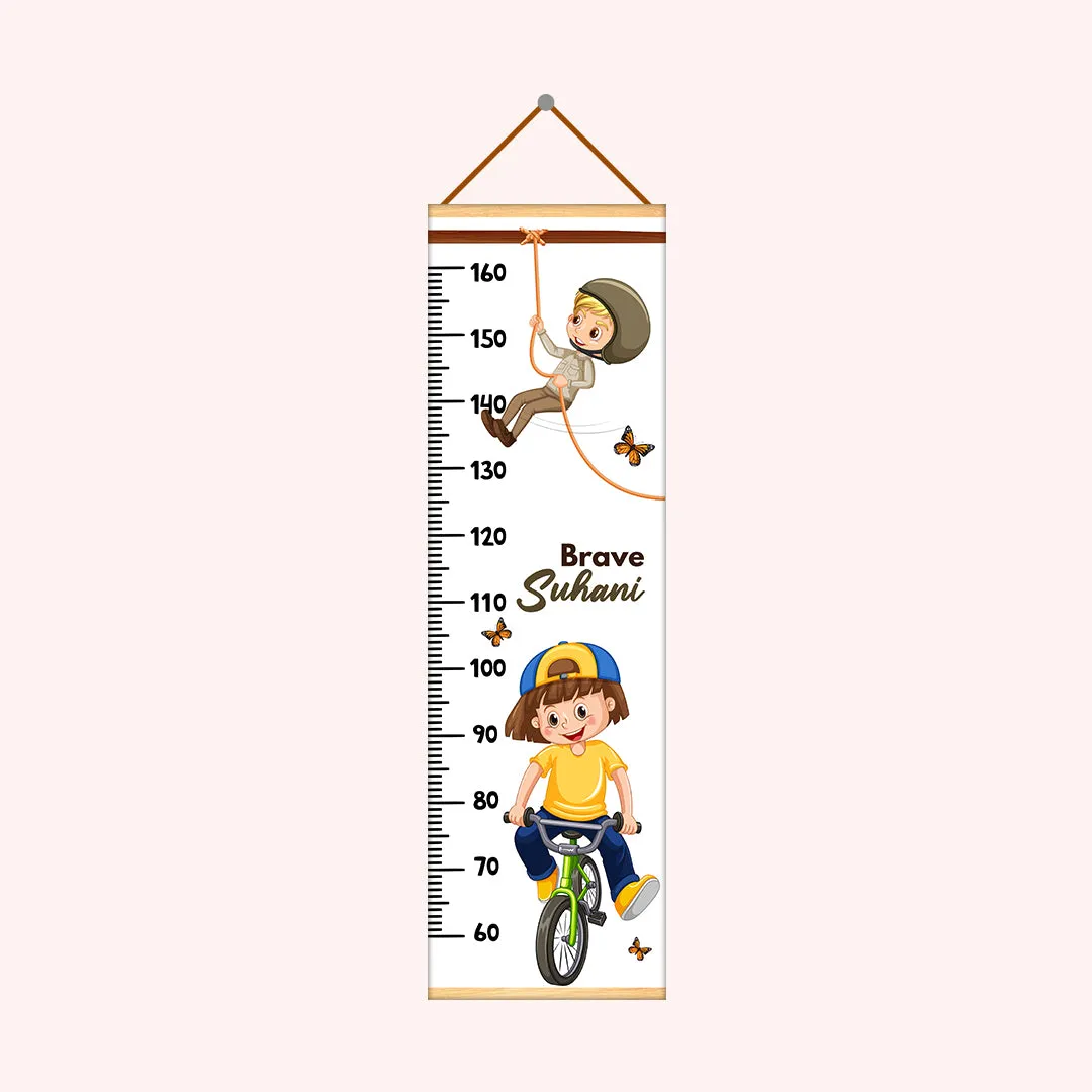 Adventure theme Kids Growth scale