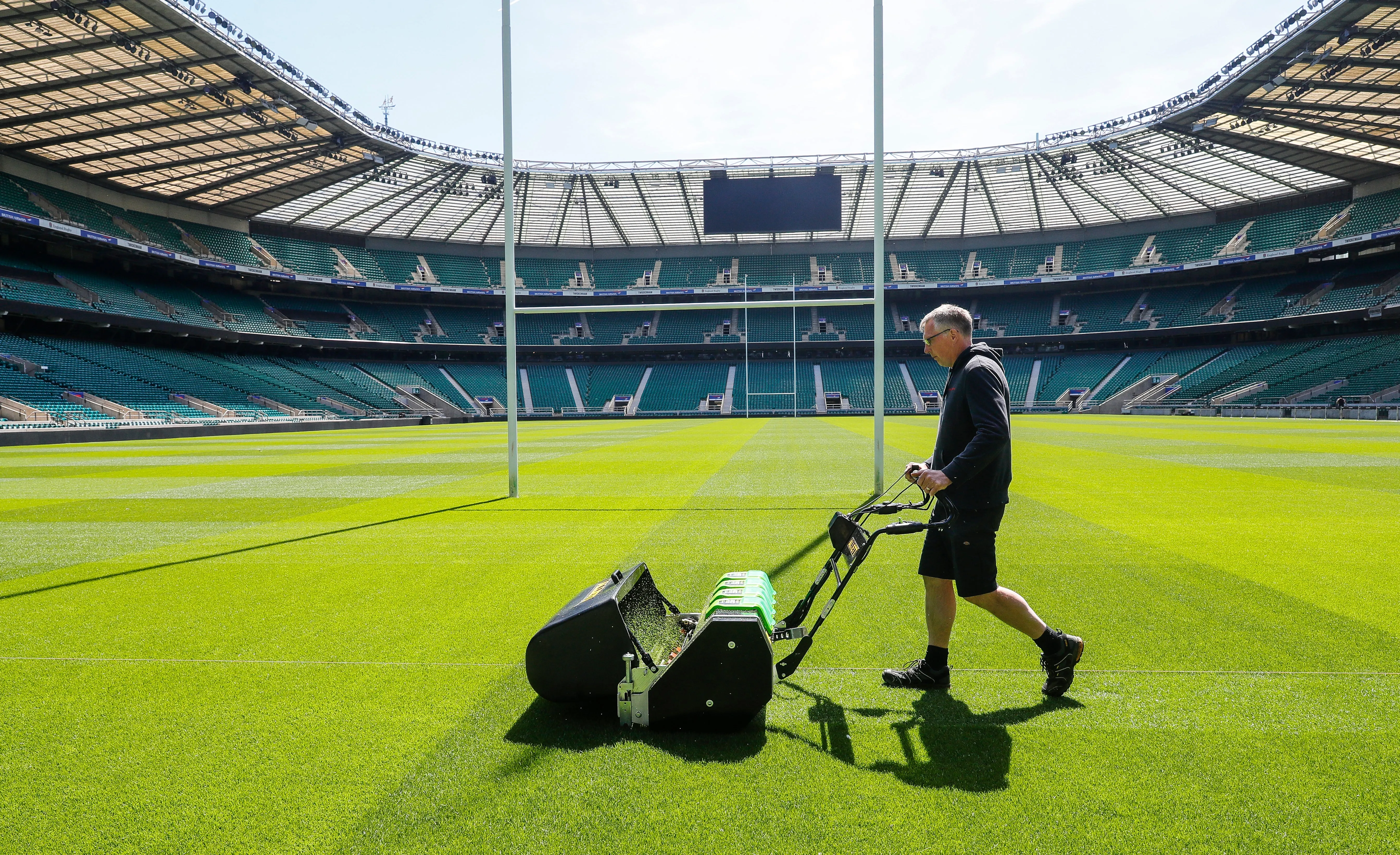 Allett C34/2 Evolution Cylinder Mower (Power-unit with Grassbox)