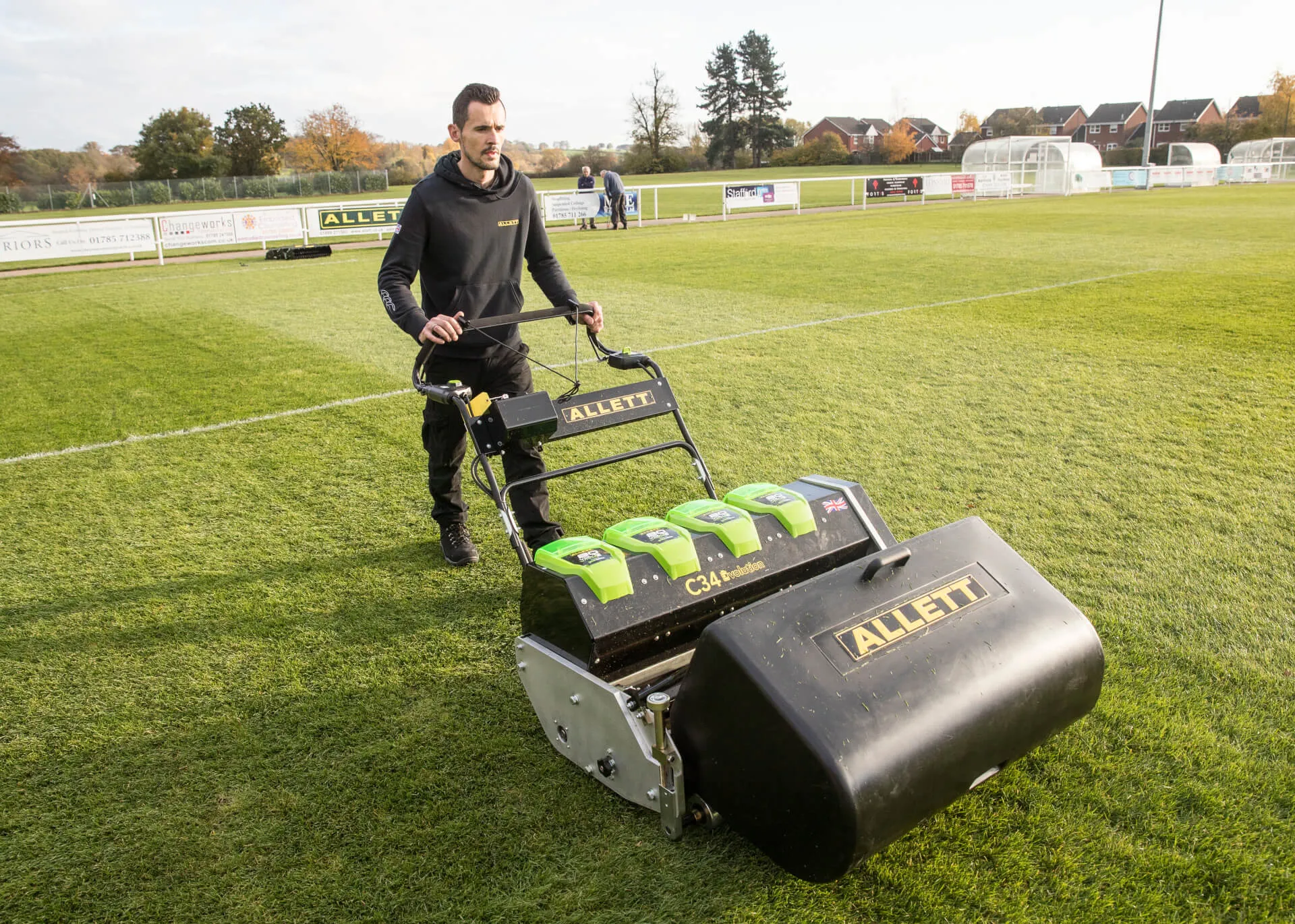 Allett C34/2 Evolution Cylinder Mower (Power-unit with Grassbox)