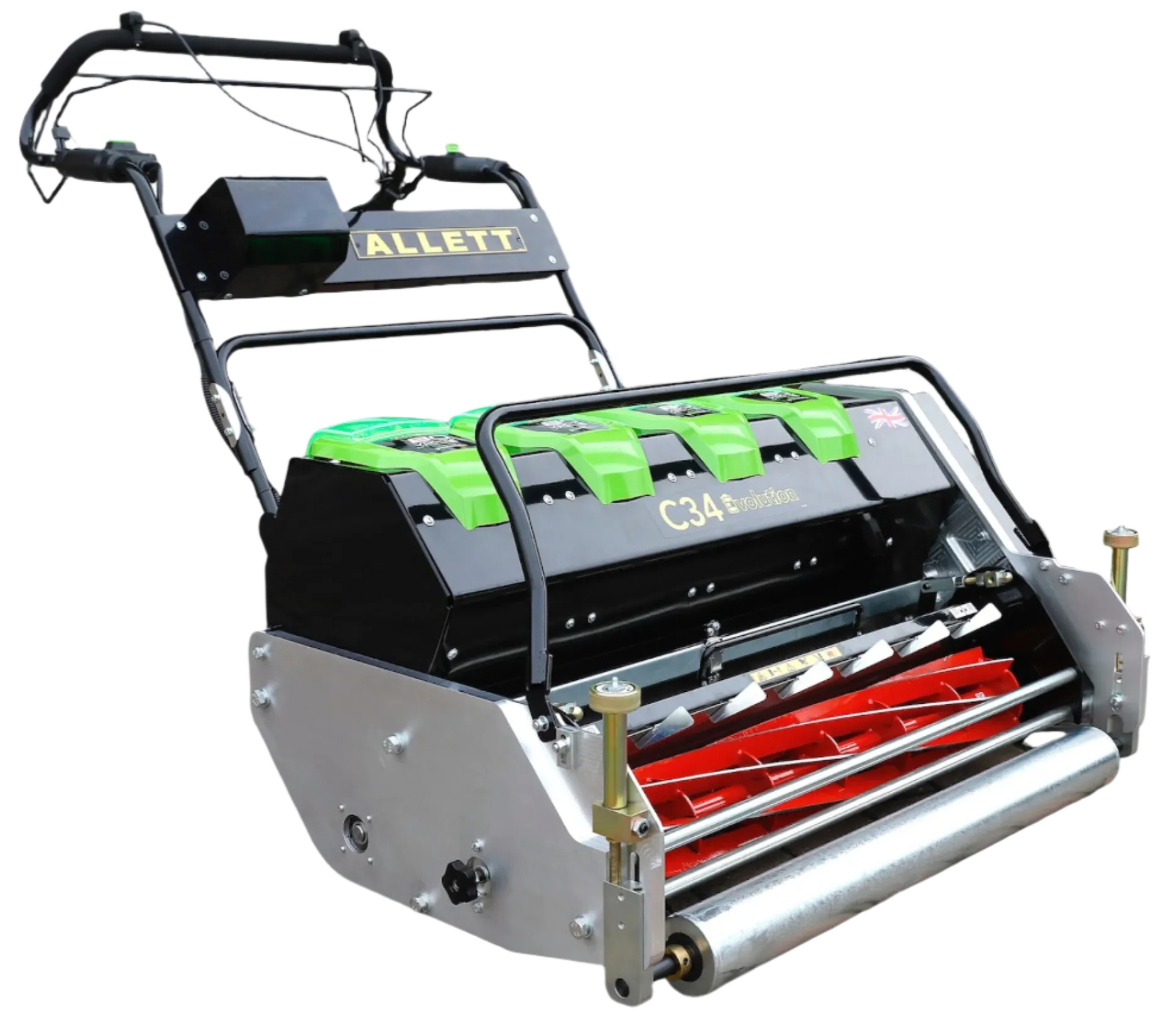 Allett C34/2 Evolution Cylinder Mower (Power-unit with Grassbox)