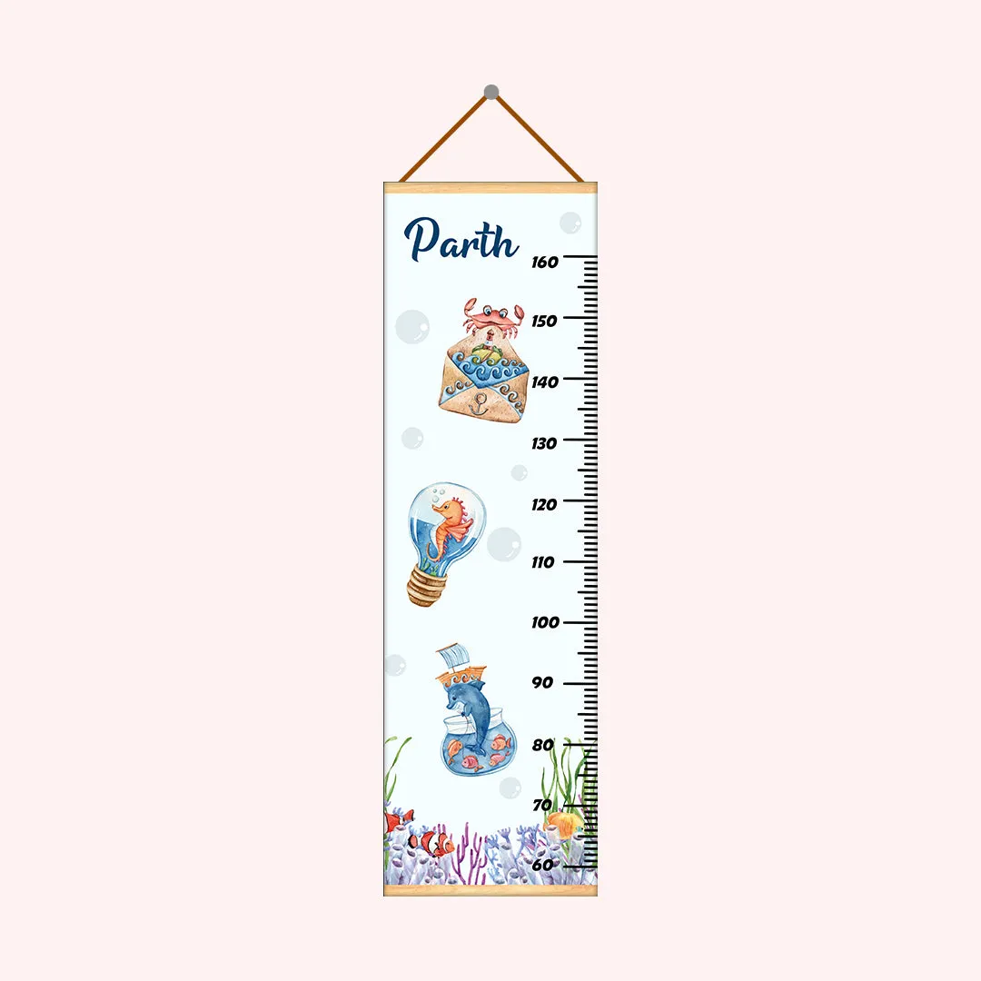 Aquarium theme Kids Growth scale