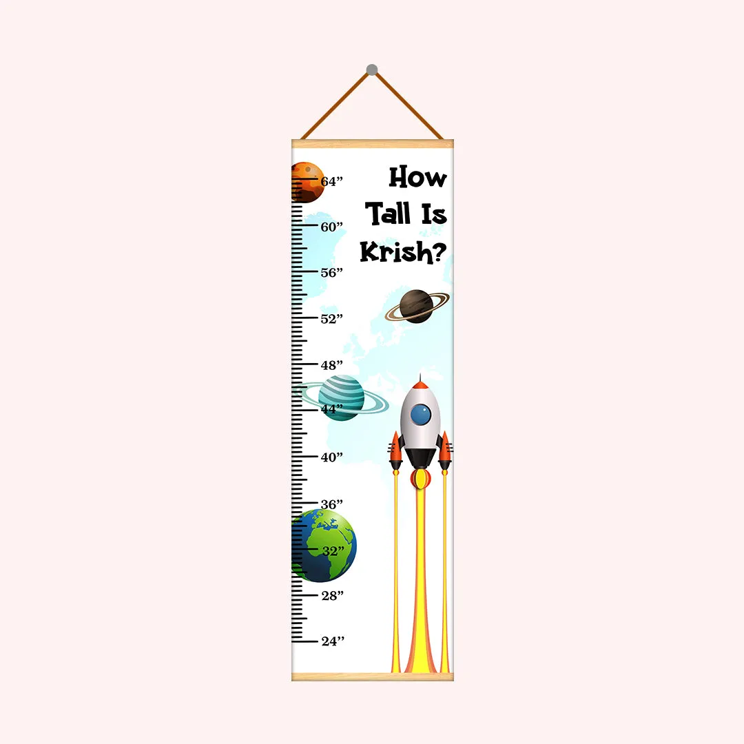 Astronaut theme Kids Growth scale