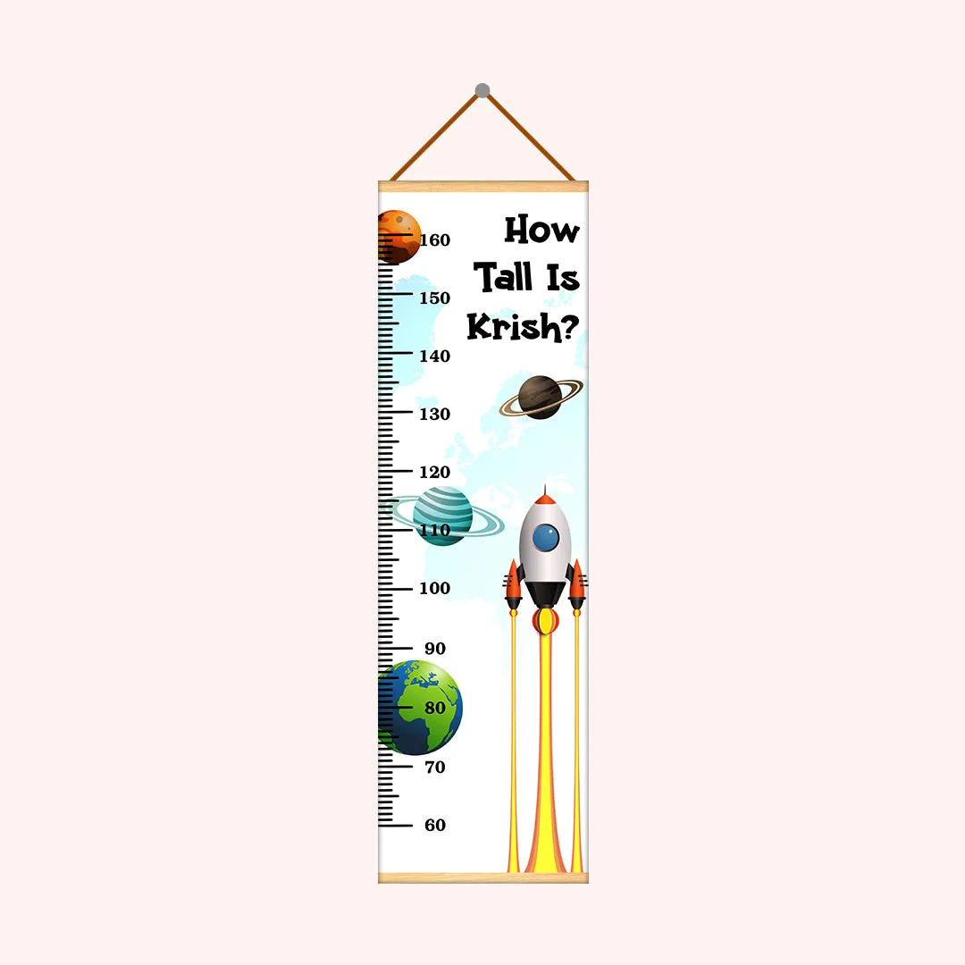 Astronaut theme Kids Growth scale