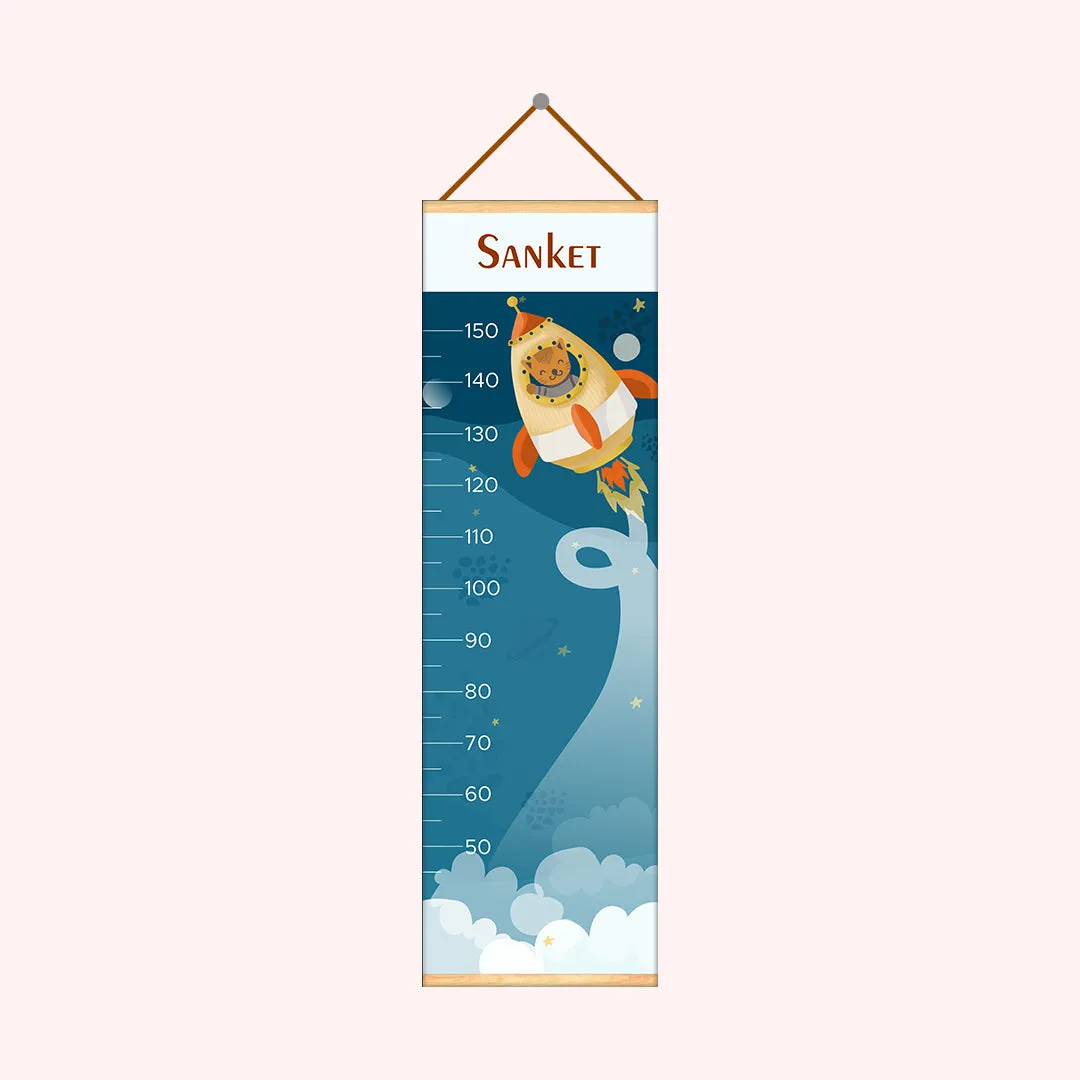 Astronaut theme Kids Growth scale