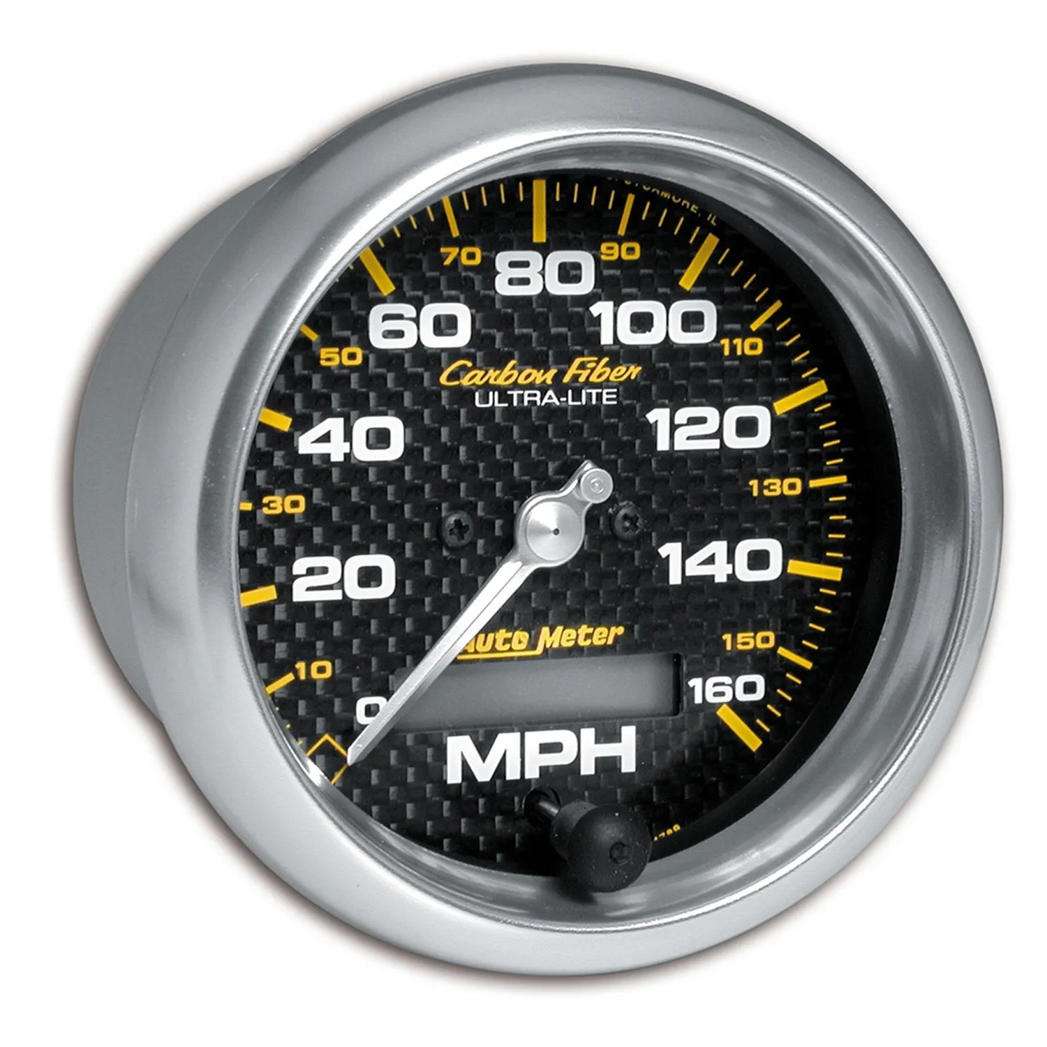 AutoMeter 4789 GAUGE; SPEEDOMETER; 3 3/8in.; 160MPH; ELEC. PROGRAMMABLE; CARBON FIBER