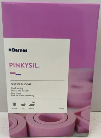 Barnes Pinkysil Liquid Silicone 500g Kit