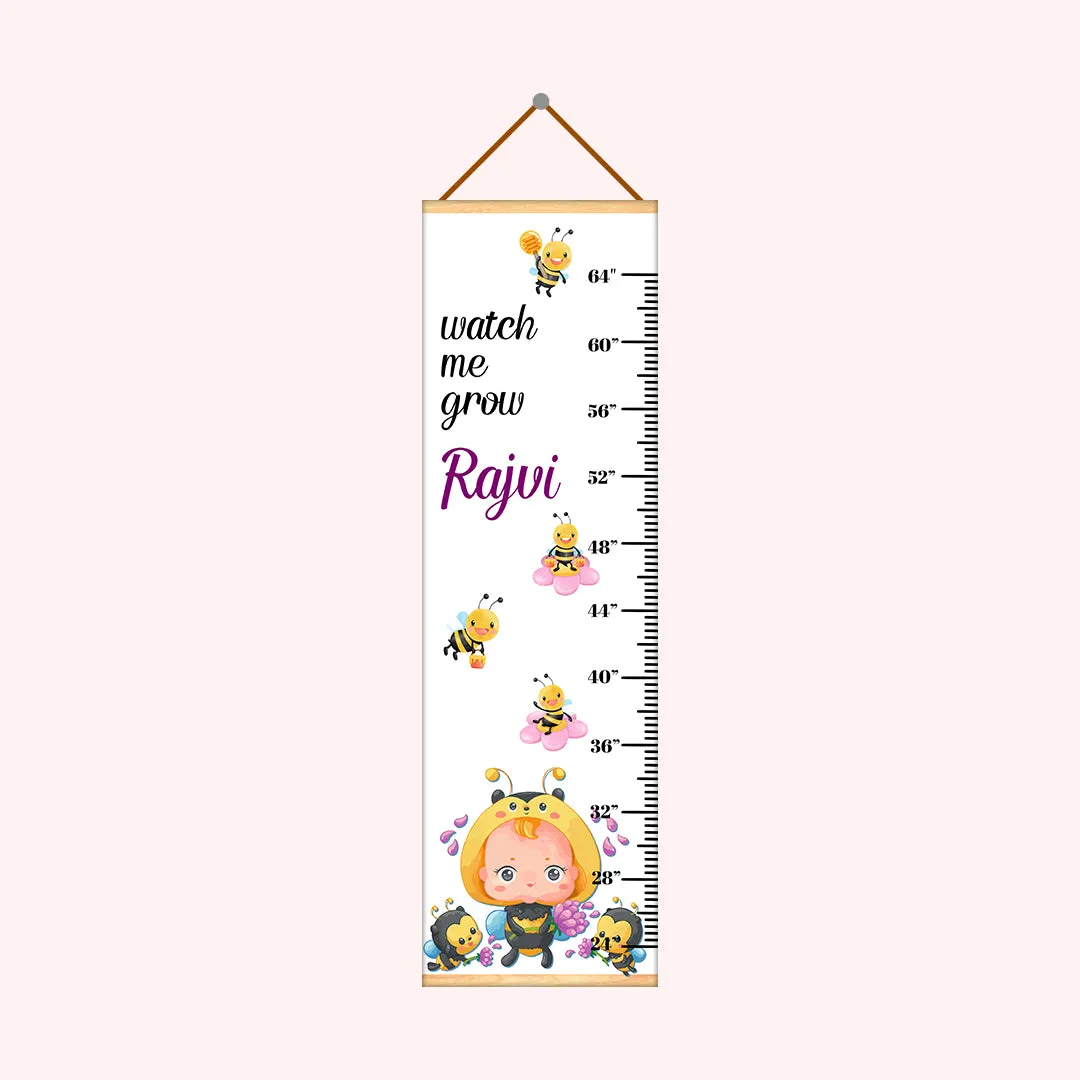 Bees theme Kids Growth scale