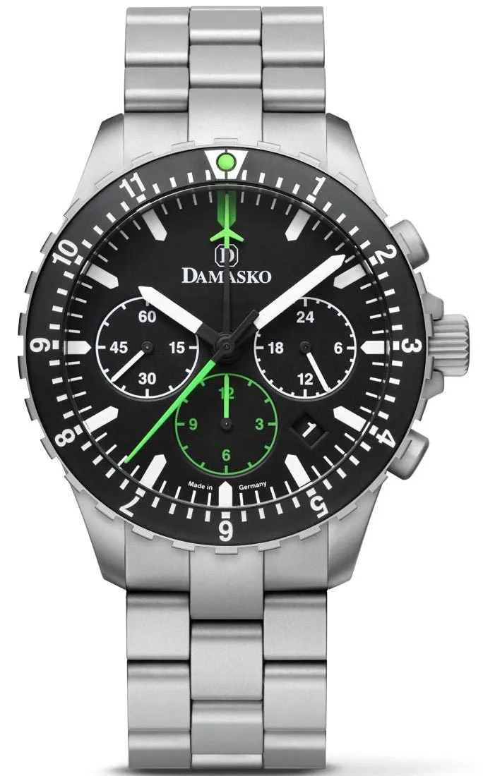 DAM Watch DC86 Green Steel Bracelet