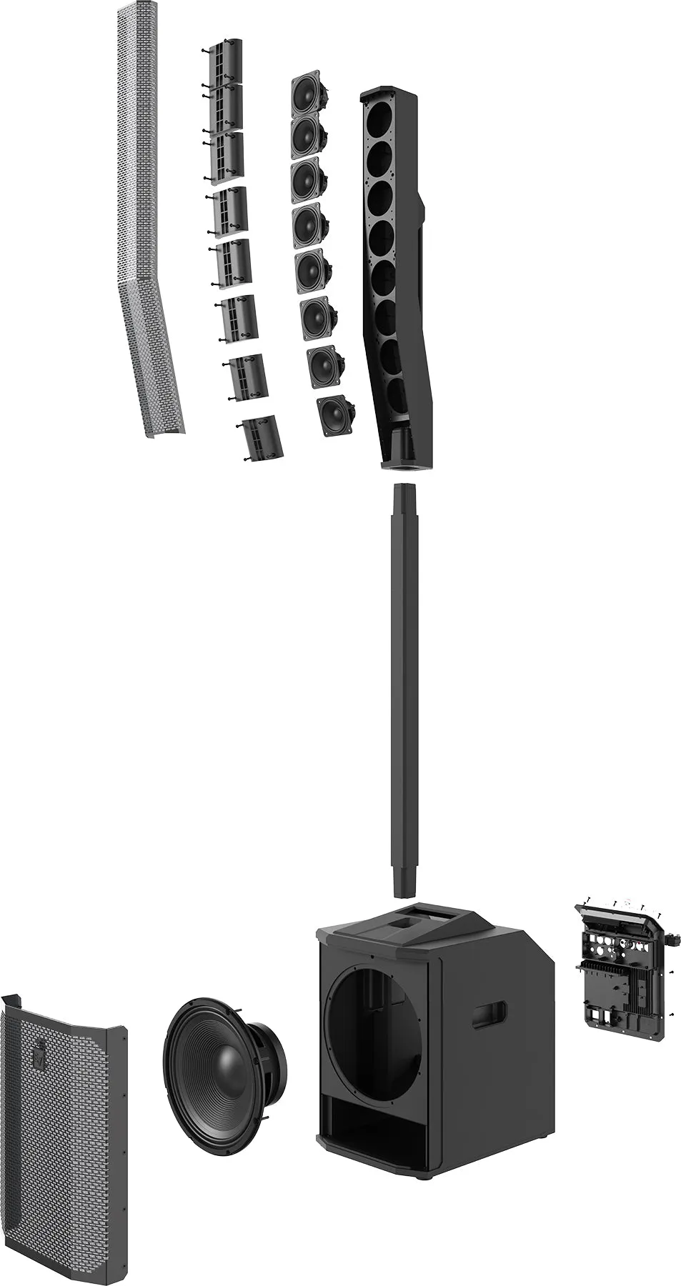 Electro-Voice EVOLVE50M Portable Column System (Black)