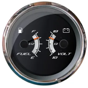 Faria Platinum 4" Multi-Function - Fuel Level  Voltmeter