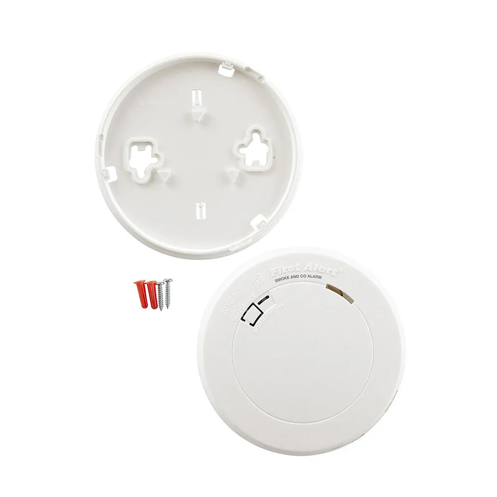 First Alert 10-Year Sealed Battery Combo Photoelectric Smoke & Carbon Monoxide Alarm – Slim Design