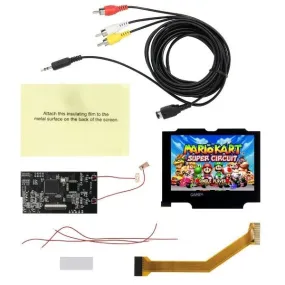 Game Boy Advance SP V2 IPS LCD Backlight Kit with Laminated Lens and TV Out - Hispeedido