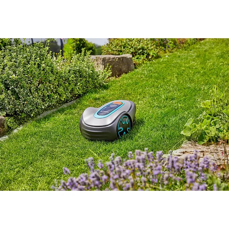 GARDENA Robotic Lawnmower SILENO Minimo 250   FREE Garage