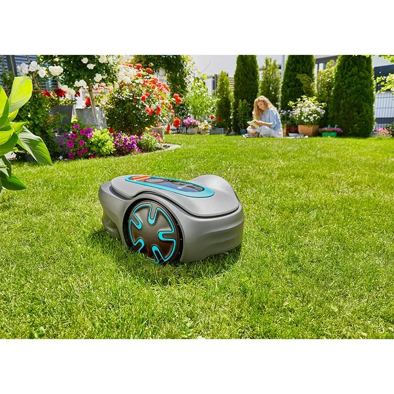 GARDENA Robotic Lawnmower SILENO Minimo 250   FREE Garage