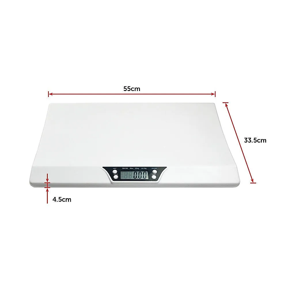 High-Precision Digital Baby and Pet Scale with LCD Display