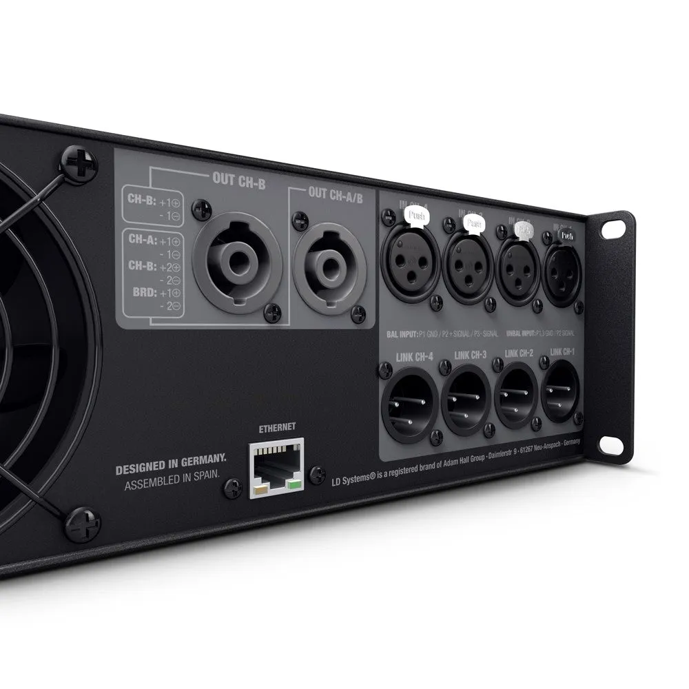 LD Systems DSP 45 K 4-Channel Power Amplifier with DSP