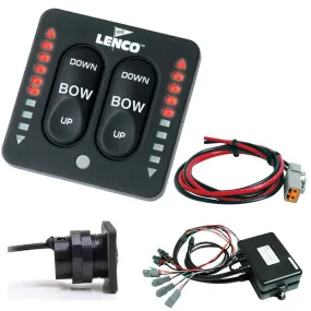 Lenco LED Two-Piece Indicator Switch with Pigtail for Dual Actuator Systems