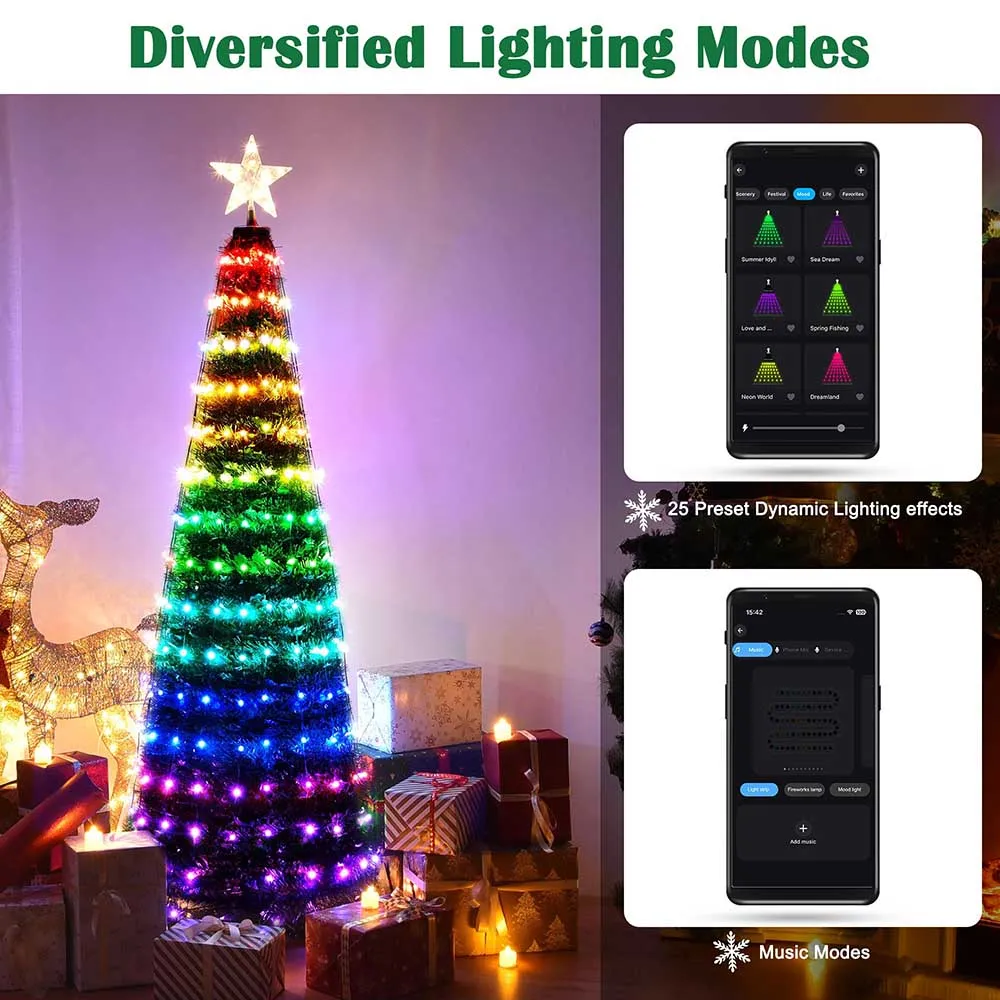 Lighted Christmas Tree Remote & APP Control