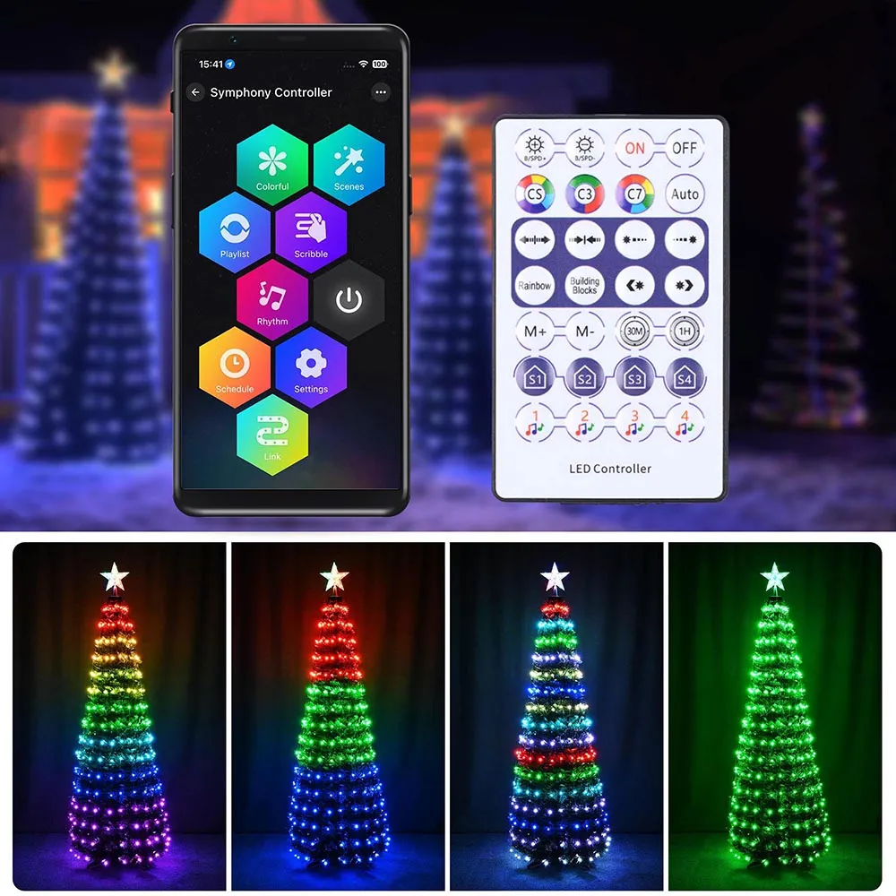 Lighted Christmas Tree Remote & APP Control