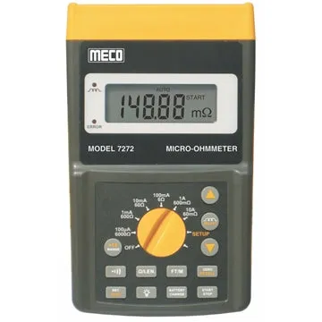 Meco 7272 Milli Ohmmeter with PC Interface via RS232 USB Communication and User Software