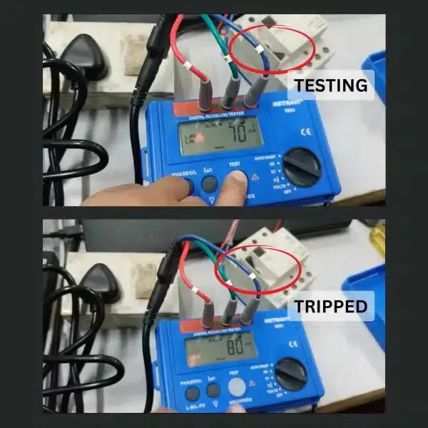 Metravi 1811 ELCB Tester, up to 500mA