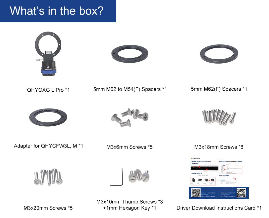 QHYCCD OAG-PRO Versions(Choose Model)