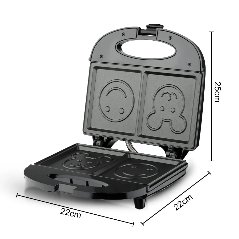 RAF Sandwich Maker | Automatic temperature control | 2 fixed plates | non-stick coating | easy to clean