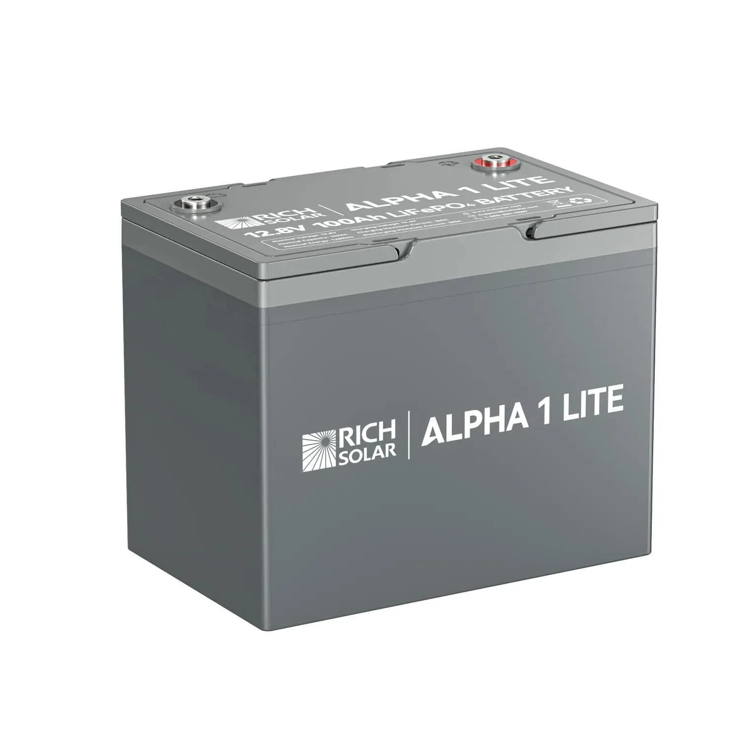 Rich Solar ALPHA 1 | 12V 100Ah LiFePO4 Battery | Internal Heating and Bluetooth Function