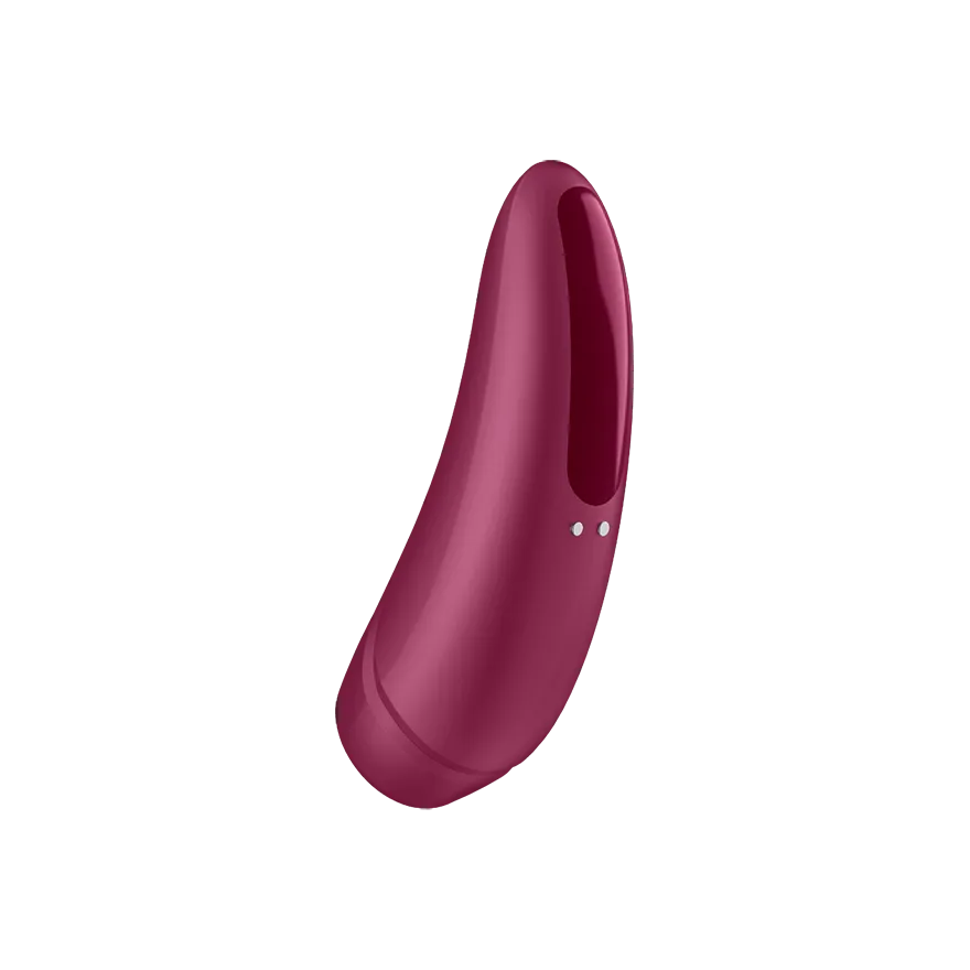 Satisfyer Curvy 1  2-N-1 Rechargeable Silicone Clitoral Stimulator with Air Pulse Technology