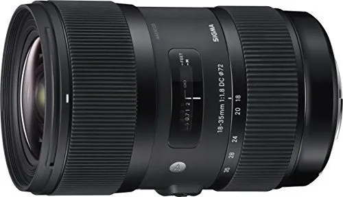 Sigma 210306 18-35mm F1.8 DC HSM Lens for Nikon APS-C DSLRs (Black) - International Version (No Warranty)