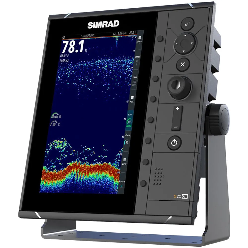 Simrad S2009 9" Fishfinder w/Broadband Sounder Module & CHIRP Technology