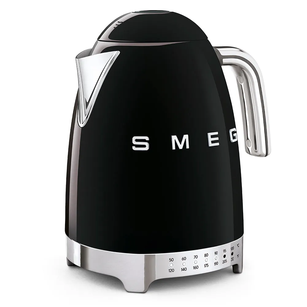 Smeg Variable Temperature Kettle - Black