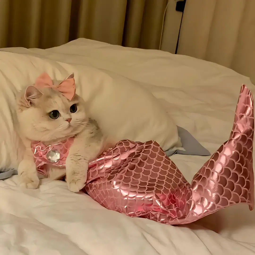 Sparkling Bikini Mermaid Pet Costume