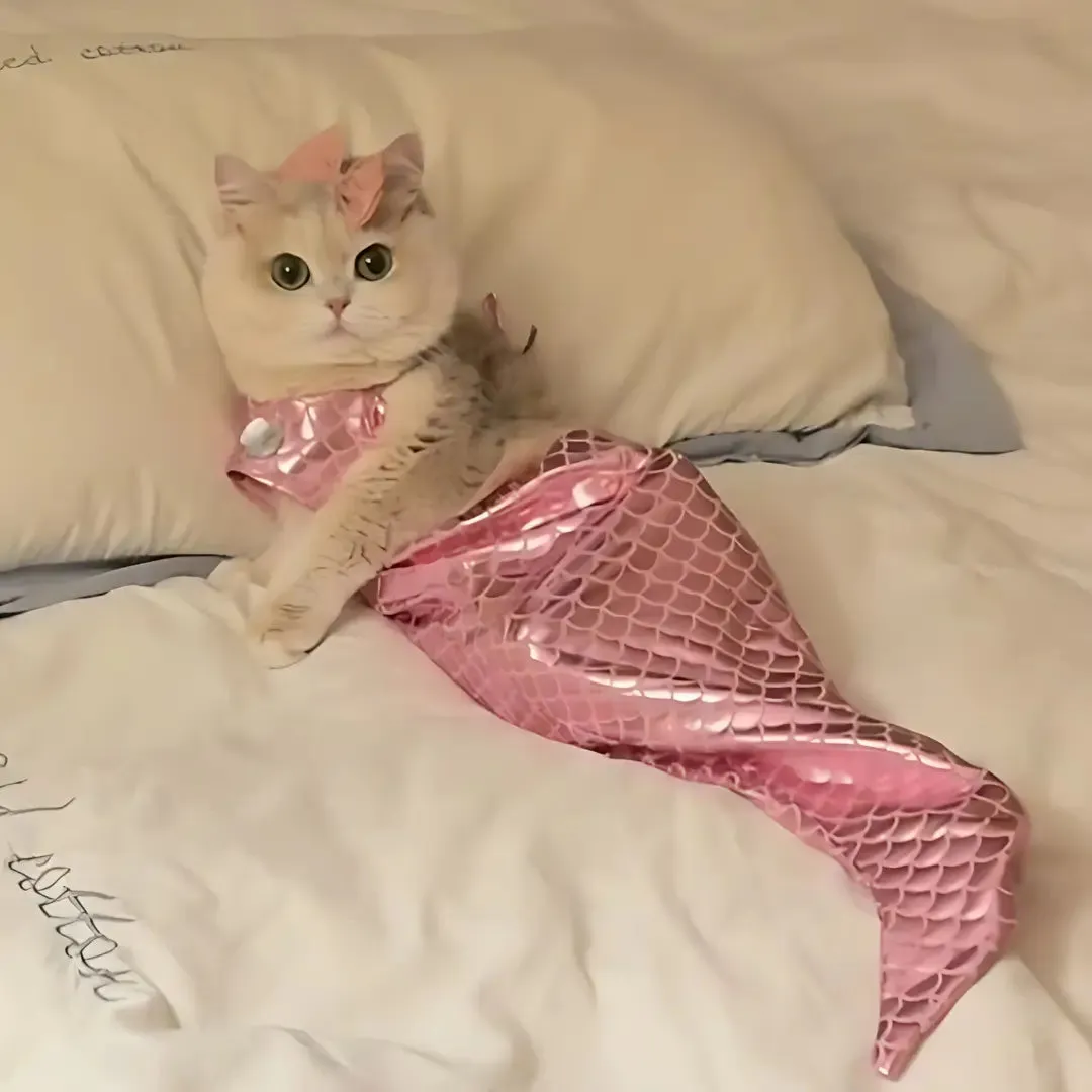 Sparkling Bikini Mermaid Pet Costume