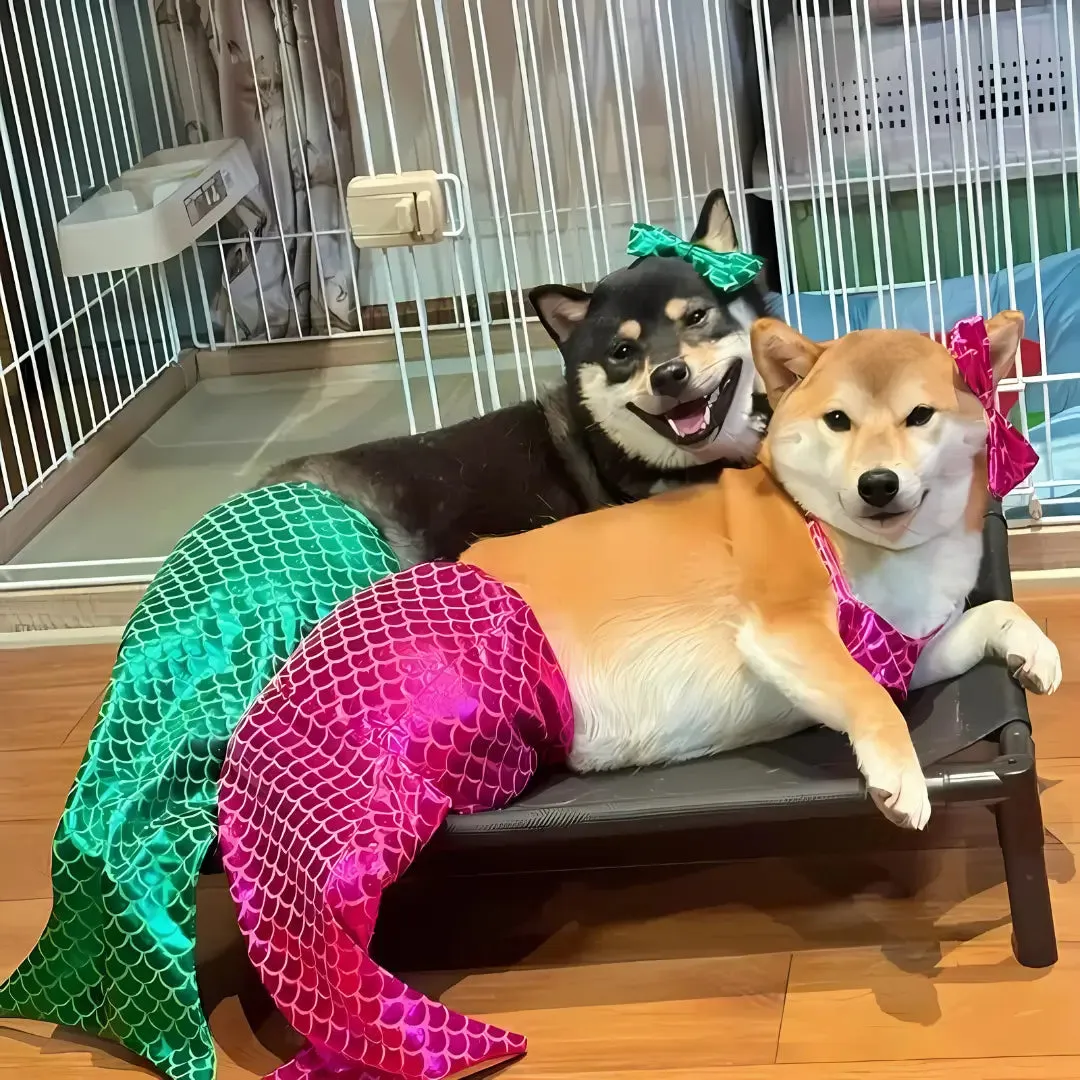 Sparkling Bikini Mermaid Pet Costume