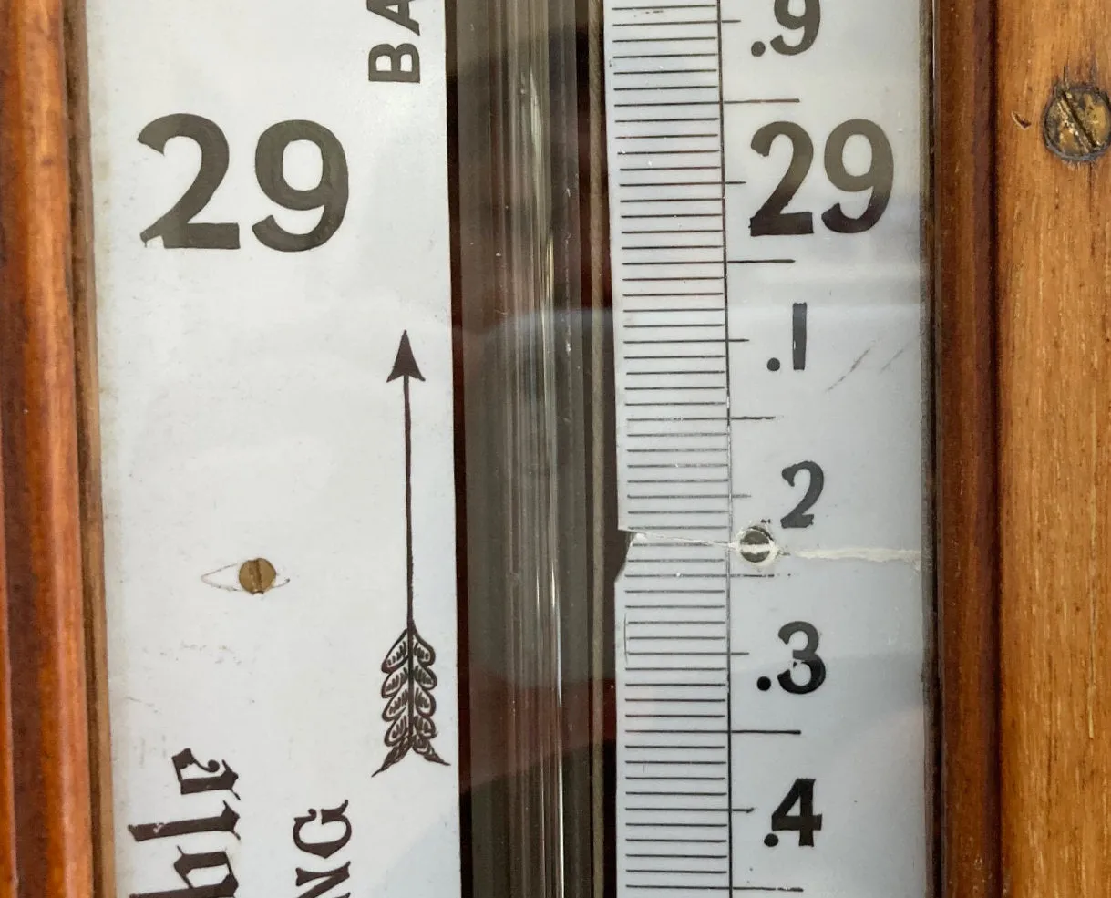 Victorian Long Range Glycerine Barometer by Negretti & Zambra London