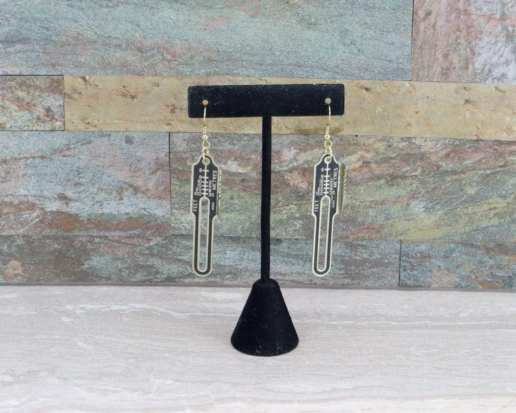 Vintage Kodak French Hook Earrings, Gift for her, photographer gift, Handmade in USA, Eco-friendly Statement Jewelry for her