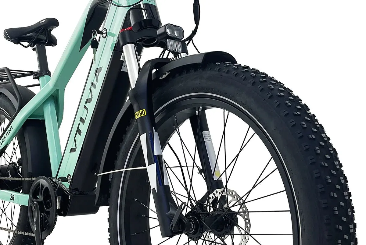 VTUVIA Gemini 26 Inch Fat Tire E-Bike